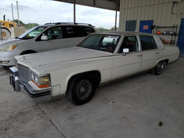 1G6DW51Y0H9722757 - 1987 CADILLAC BROUGHAM WHITE photo 1