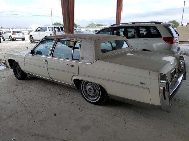 1G6DW51Y0H9722757 - 1987 CADILLAC BROUGHAM WHITE photo 2