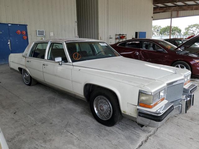 1G6DW51Y0H9722757 - 1987 CADILLAC BROUGHAM WHITE photo 4