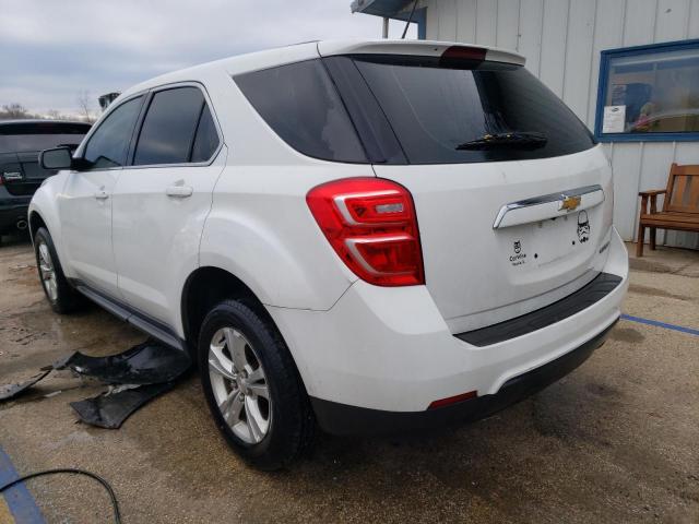 2GNALBEK2G1122771 - 2016 CHEVROLET EQUINOX LS WHITE photo 2