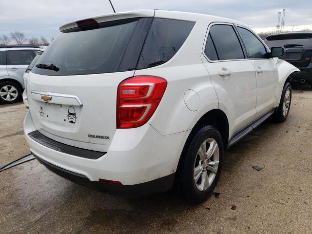 2GNALBEK2G1122771 - 2016 CHEVROLET EQUINOX LS WHITE photo 3