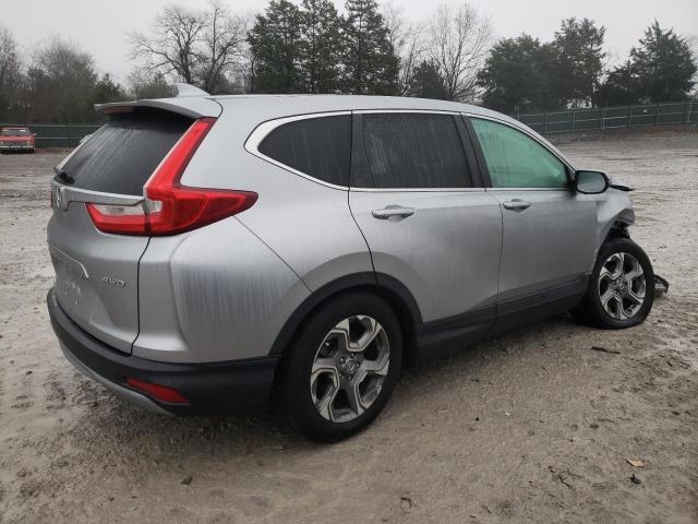 2HKRW2H89KH612828 - 2019 HONDA CR-V EXL GRAY photo 3