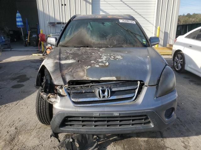 SHSRD78955U319676 - 2005 HONDA CR-V SE GRAY photo 5