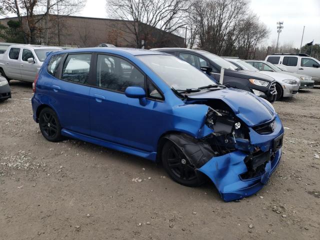 JHMGD38657S009321 - 2007 HONDA FIT S 蓝色 照片 4