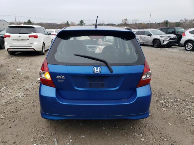 JHMGD38657S009321 - 2007 HONDA FIT S 蓝色 照片 6