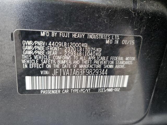 JF1VA1A63F9829344 - 2015 SUBARU WRX CHARCOAL photo 13