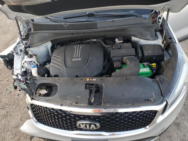 5XYPHDA59GG097857 - 2016 KIA SORENTO EX SILVER photo 12