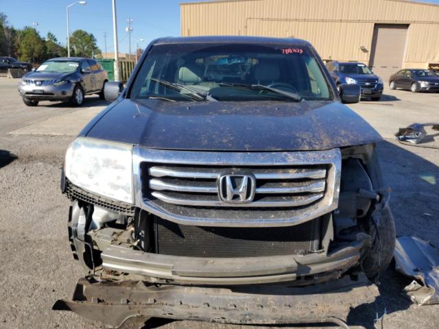 5FNYF3H50DB038726 - 2013 HONDA PILOT EXL GRAY photo 5