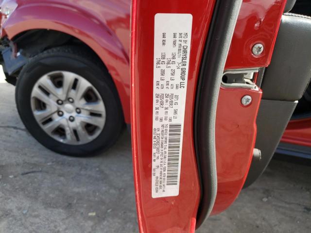 3C4PDCAB2ET309757 - 2014 DODGE JOURNEY SE RED photo 13