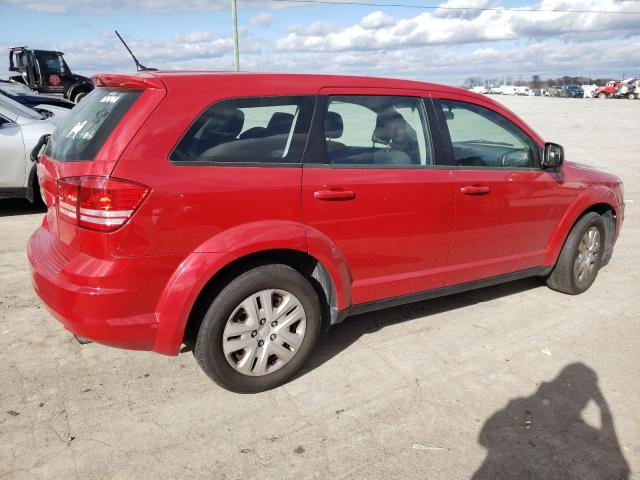 3C4PDCAB2ET309757 - 2014 DODGE JOURNEY SE RED photo 3