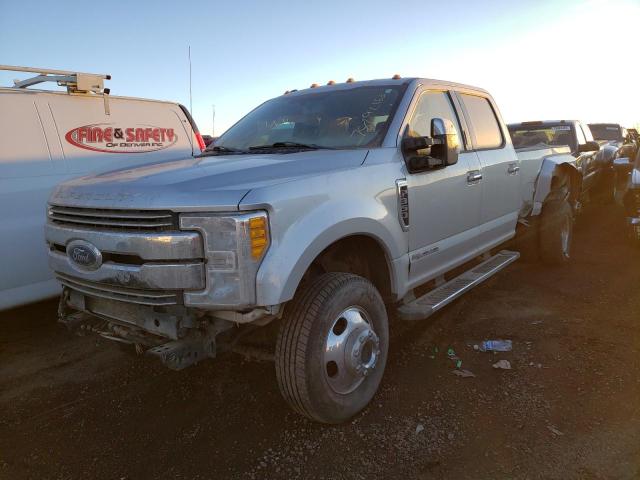1FT8W3DT5HEE71289 - 2017 FORD F350 SUPER DUTY SILVER photo 1