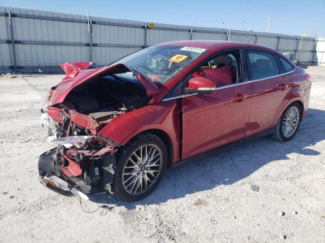 1FAHP3H27CL342365 - 2012 FORD FOCUS SEL RED photo 1