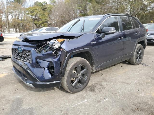 2T3E6RFV1MW013983 - 2021 TOYOTA RAV4 XSE BLUE photo 1