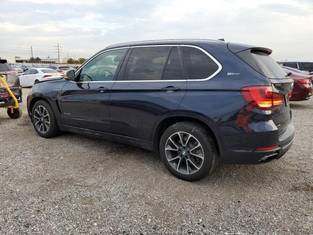 5UXKT0C50H0S80262 - 2017 BMW X5 XDR40E BLUE photo 2