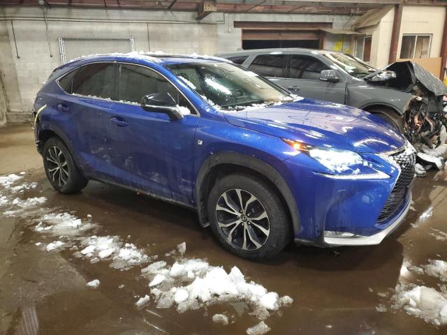 JTJBARBZ7F2008841 - 2015 LEXUS NX 200T BLUE photo 4