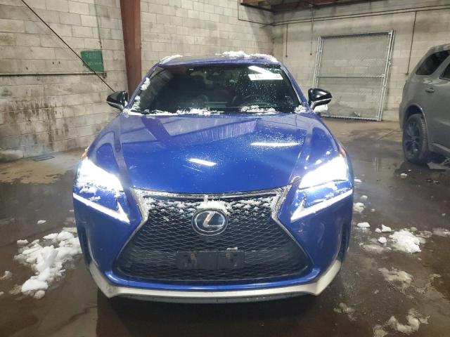 JTJBARBZ7F2008841 - 2015 LEXUS NX 200T BLUE photo 5