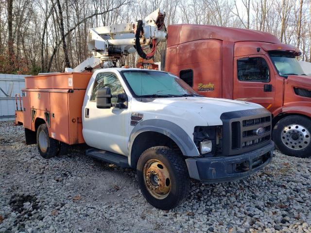 1FDAF57R28EB85750 - 2008 FORD F550 SUPER DUTY TWO TONE photo 4