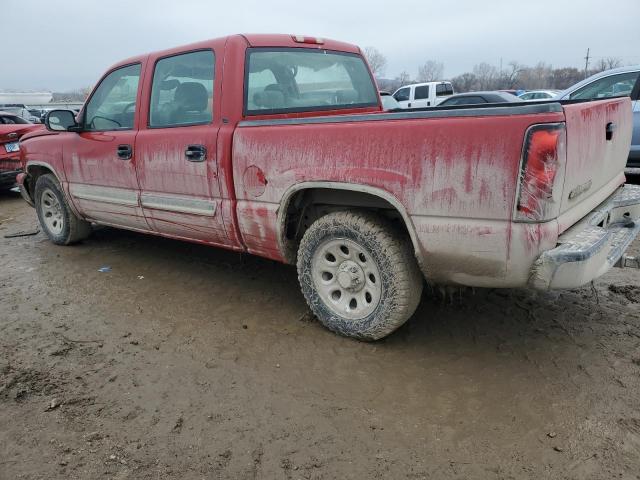 2GCEC13V271147851 - 2007 CHEVROLET SILVERADO C1500 CLASSIC CREW CAB RED photo 2