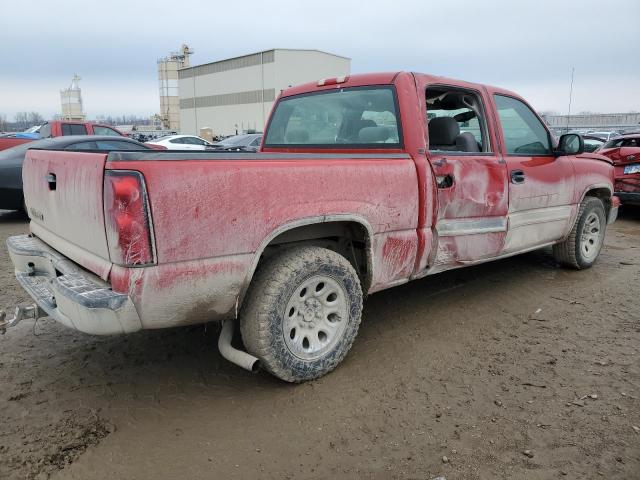 2GCEC13V271147851 - 2007 CHEVROLET SILVERADO C1500 CLASSIC CREW CAB RED photo 3