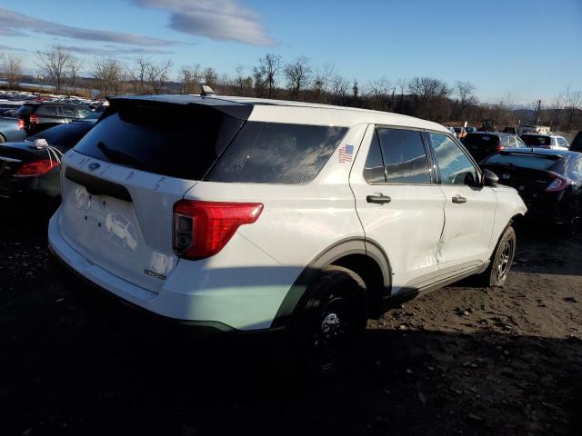 1FM5K8AWXNNA02605 - 2022 FORD EXPLORER POLICE INTERCEPTOR 白色 照片 3