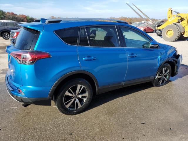 2T3RFREV8HW627308 - 2017 TOYOTA RAV4 XLE BLUE photo 3