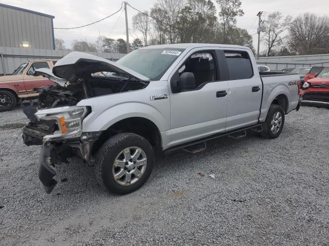 1FTEW1E50KKD83394 - 2019 FORD F150 SUPERCREW SILVER photo 1