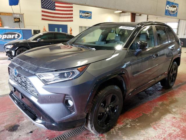 2T3E6RFV7LW001271 - 2020 TOYOTA RAV4 XSE CHARCOAL photo 1