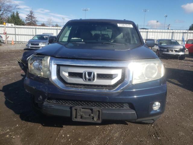 5FNYF3H58BB009889 - 2011 HONDA PILOT EXL BLUE photo 5