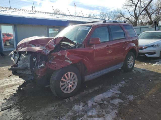 4M2CN9HG3AKJ18337 - 2010 MERCURY MARINER PREMIER RED photo 1