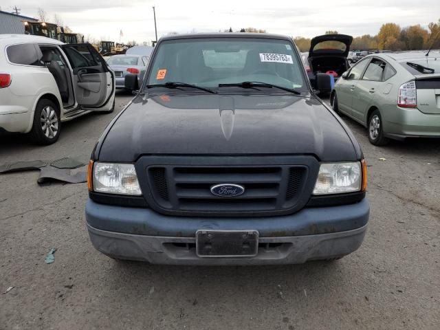 1FTYR11U75PA68133 - 2005 FORD RANGER BLACK photo 5