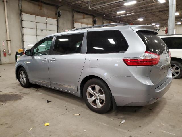 5TDKZ3DC7HS771164 - 2017 TOYOTA SIENNA LE SILVER photo 2