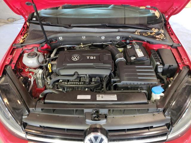 3VWD17AU3JM753316 - 2018 VOLKSWAGEN GOLF SPORT S RED photo 11