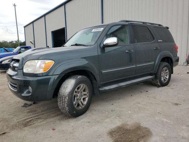 5TDBT48A47S291002 - 2007 TOYOTA SEQUOIA LIMITED GREEN photo 1