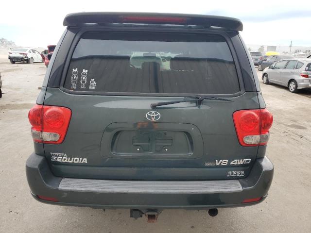 5TDBT48A47S291002 - 2007 TOYOTA SEQUOIA LIMITED GREEN photo 6