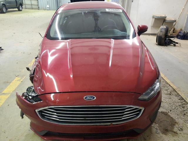 3FA6P0HD4LR230504 - 2020 FORD FUSION SE RED photo 5