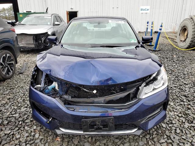 1HGCR2F86GA057434 - 2016 HONDA ACCORD EXL BLUE photo 5