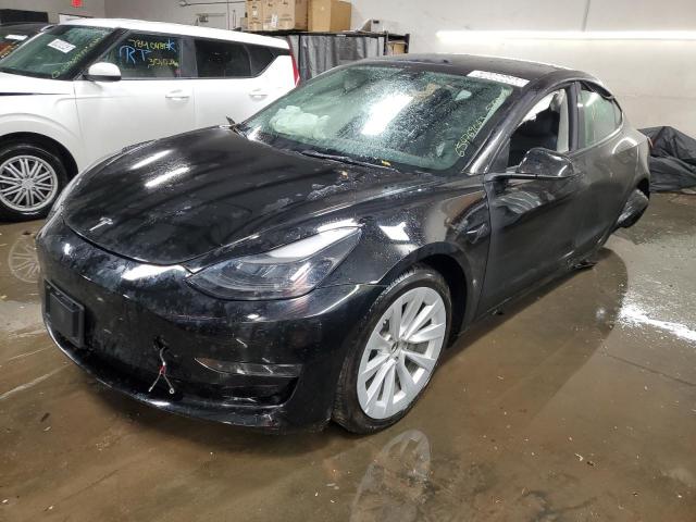 5YJ3E1EA2PF450735 - 2023 TESLA MODEL 3 BLACK photo 1