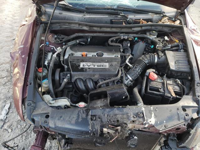 1HGCP26888A010588 - 2008 HONDA ACCORD EXL MAROON photo 11