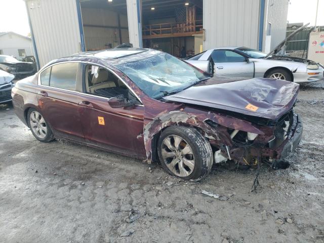 1HGCP26888A010588 - 2008 HONDA ACCORD EXL MAROON photo 4