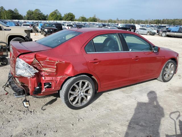 3FAHP0JA9AR426945 - 2010 FORD FUSION SEL RED photo 3