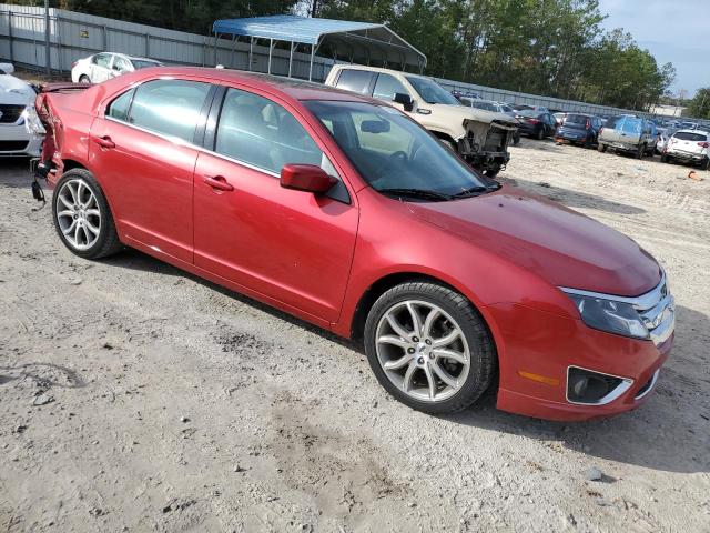 3FAHP0JA9AR426945 - 2010 FORD FUSION SEL RED photo 4