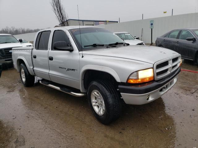 1B7HG2AN71S225963 - 2001 DODGE DAKOTA QUAD SILVER photo 4