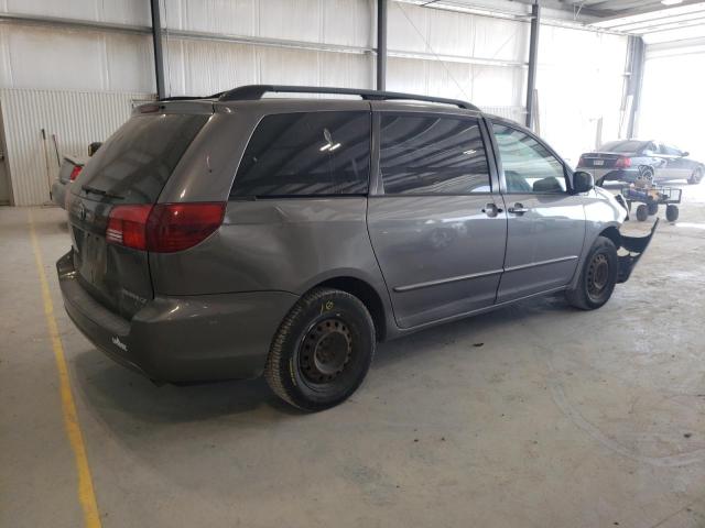 5TDZA23C65S377460 - 2005 TOYOTA SIENNA CE GRAY photo 3