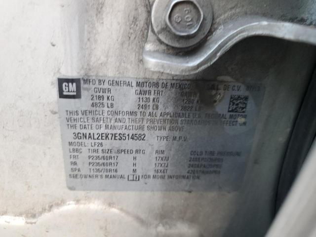 3GNAL2EK7ES514582 - 2014 CHEVROLET CAPTIVA LS 金色 照片 12
