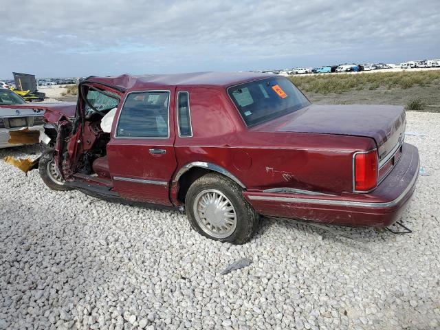 1LNLM83W8VY752193 - 1997 LINCOLN TOWN CARTIER RED photo 2