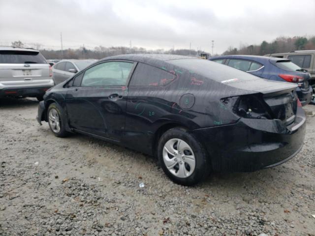 2HGFG3B52DH505797 - 2013 HONDA CIVIC LX BLACK photo 2