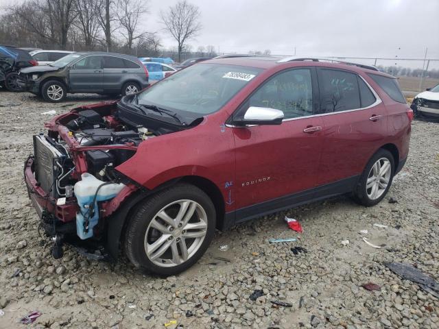 2GNAXWEX6J6267412 - 2018 CHEVROLET EQUINOX PREMIER BURGUNDY photo 1