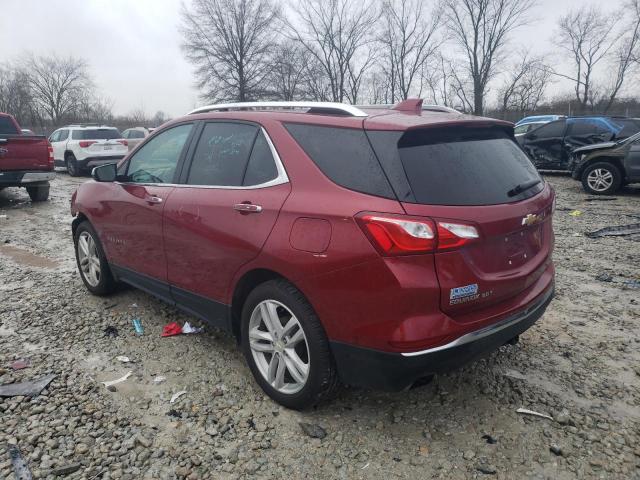 2GNAXWEX6J6267412 - 2018 CHEVROLET EQUINOX PREMIER BURGUNDY photo 2