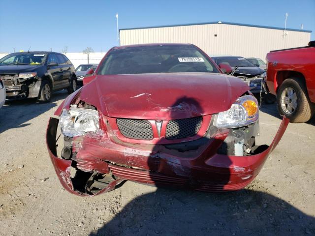 1G2AS18HX97111727 - 2009 PONTIAC G5 RED photo 5