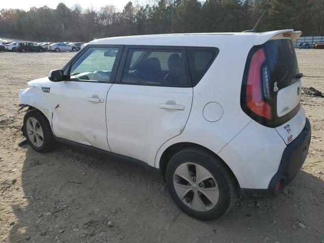 KNDJN2A2XF7161988 - 2015 KIA SOUL WHITE photo 2